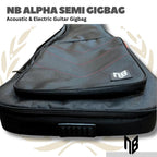 NB Alpha Acoustic Guitar Semi Gigbag - Tas Gitar Akustik Semi Gigbag