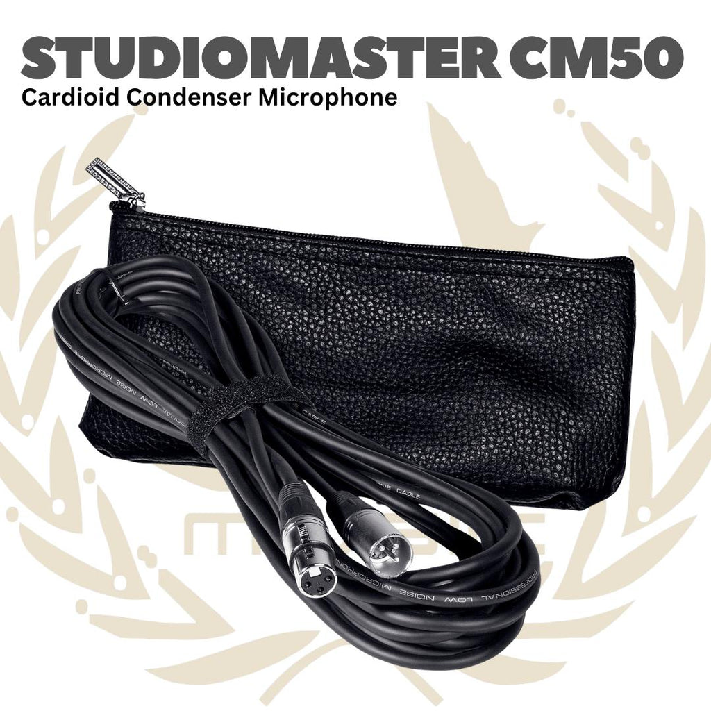 CM50 Mikrofon Kondenser Cardioid - CM 50 Mic Studio Master CM-50 Mik Kondenser Mikrofon Original