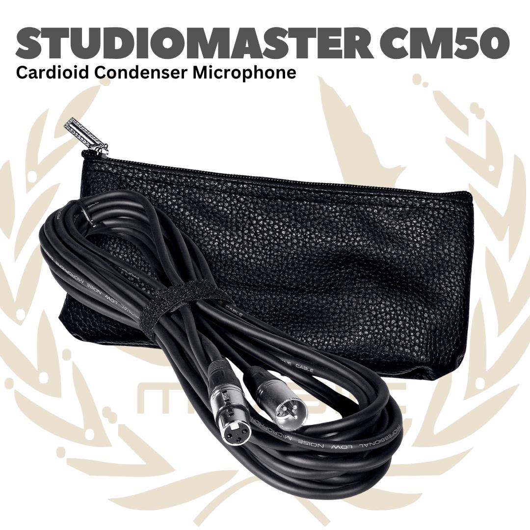 CM50 Mikrofon Kondenser Cardioid - CM 50 Mic Studio Master CM-50 Mik Kondenser Mikrofon Original