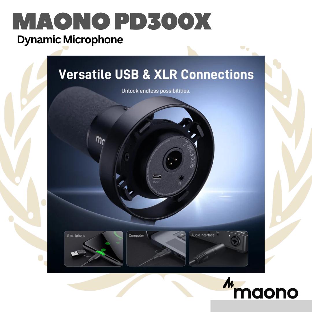 MAONO PD300X USB/XLR Dynamic Microphone | Mic Gaming Podcast