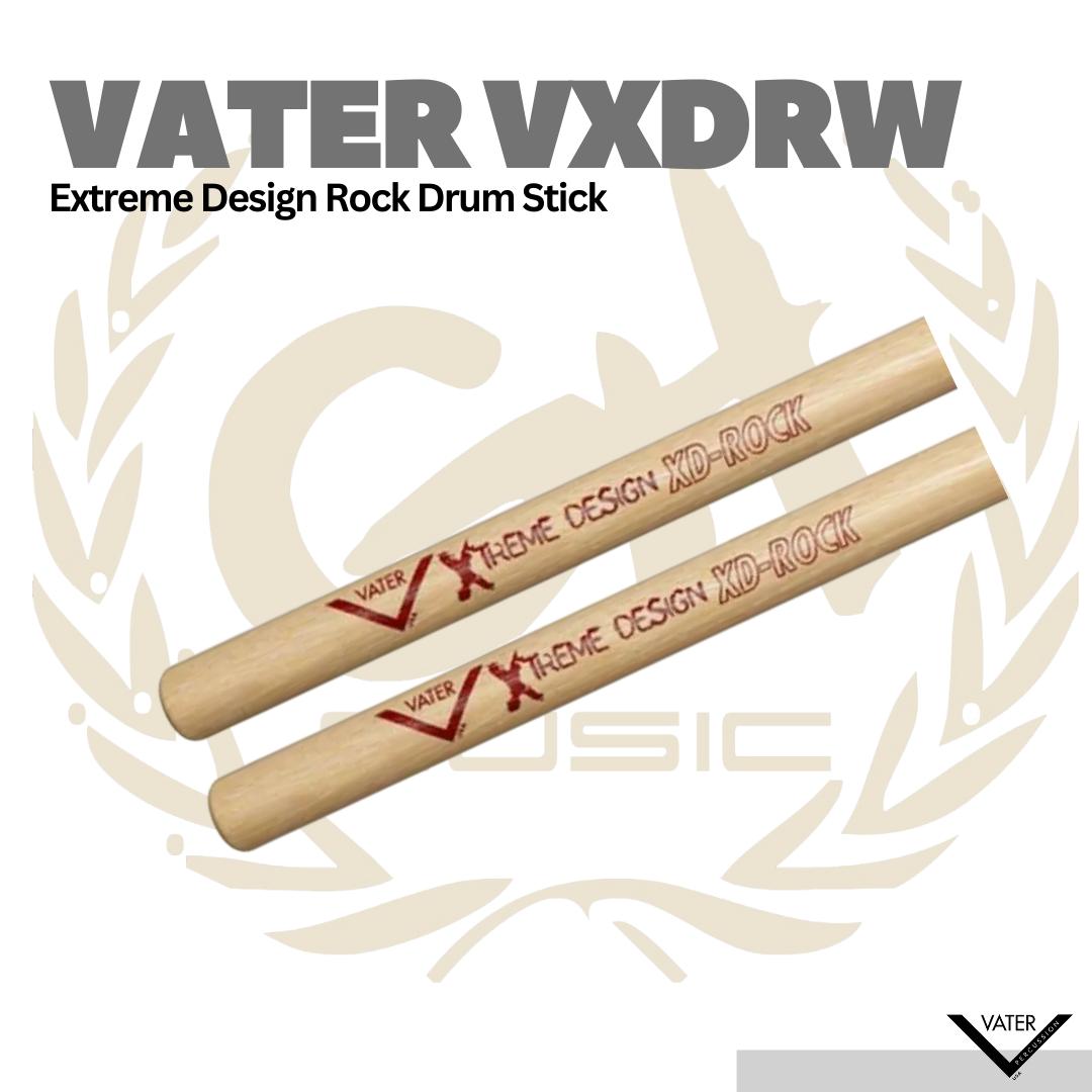 Vater VXDRW Extreme Design Rock Drum Stick - Stik Drum