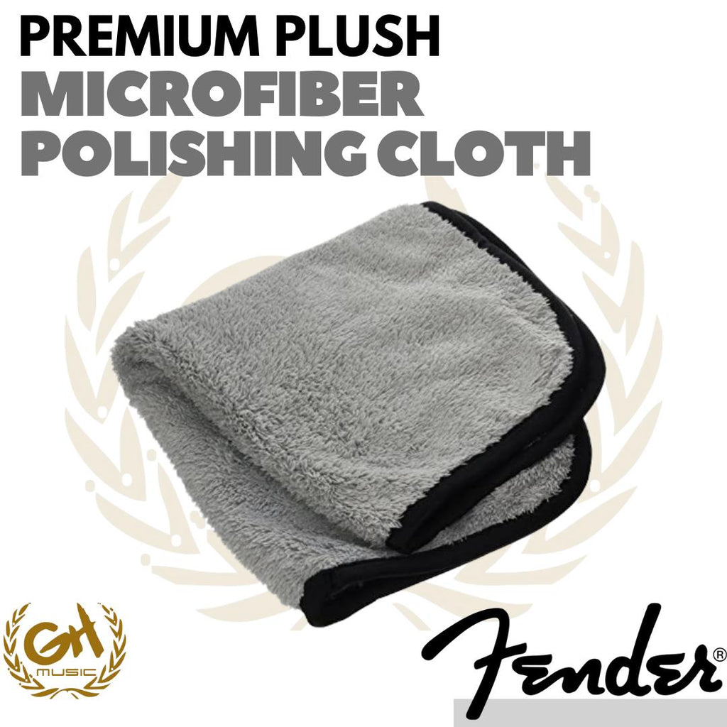 FENDER PREMIUM PLUSH MICROFIBER POLISH CLOTH - Kain Pembersih Gitar