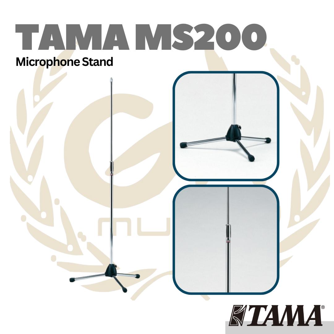 TAMA MS200 Standard Straight Microphone Stand, Chrome