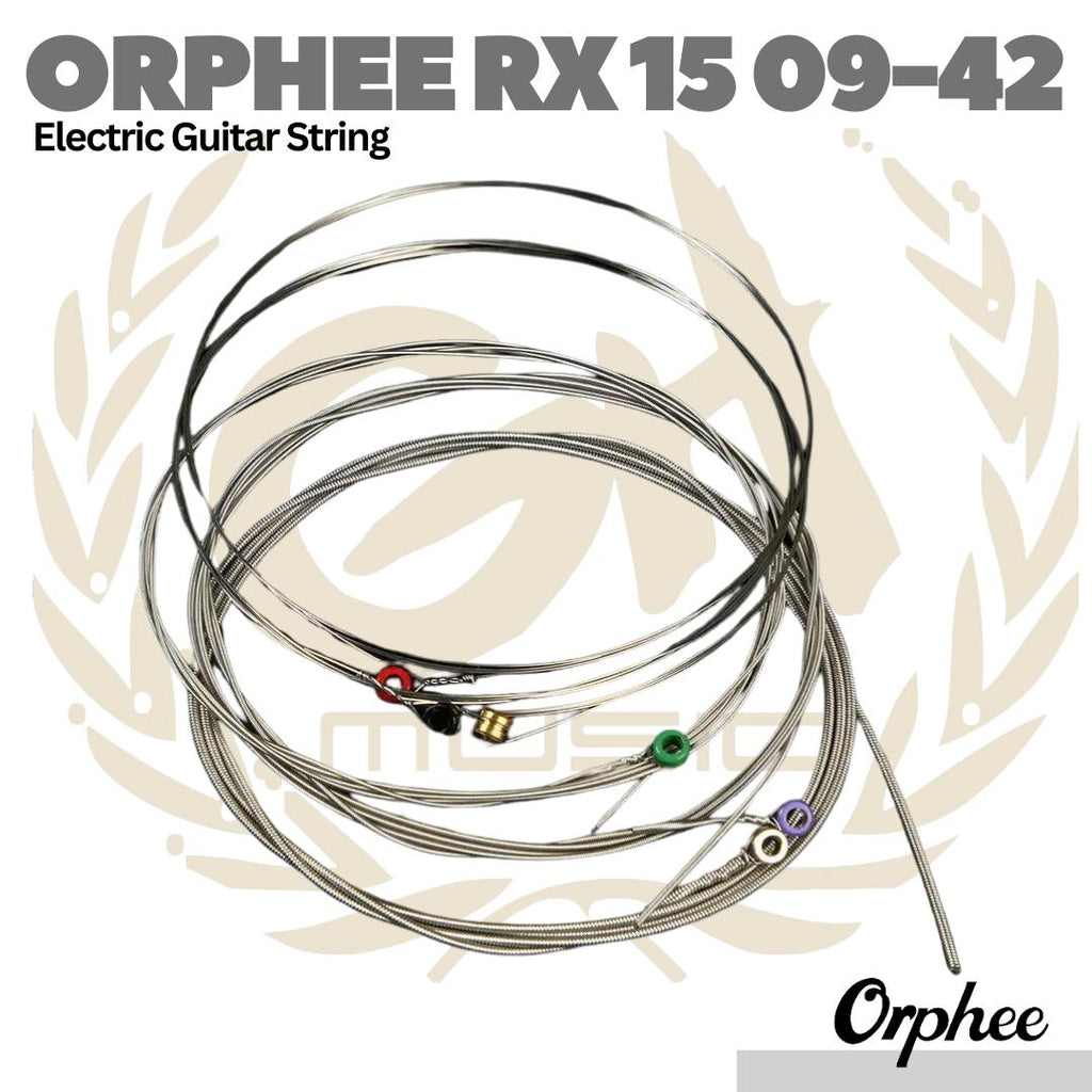 Orphee RX15 Electric Guitar String 09-42 - Senar Gitar Elektrik