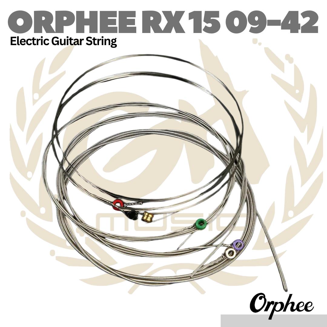 Orphee RX15 Electric Guitar String 09-42 - Senar Gitar Elektrik