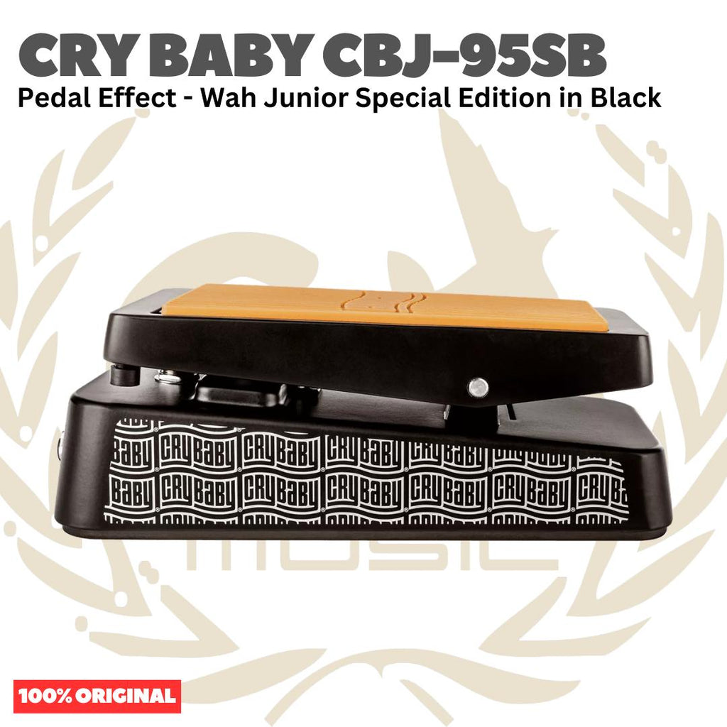 CRY BABY CBJ-95SB WAH JUNIOR Special Edition in Black Pedal Effect - Efek Pedal Gitar Bass Original Asli
