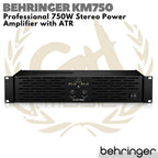 BEHRINGER KM750 Professional 750W Stereo Power Amplifier ATR | KM 750