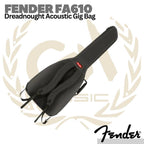 Fender FA610 Dreadnought Acoustic Guitar Gig Bag - Tas Gitar Akustik