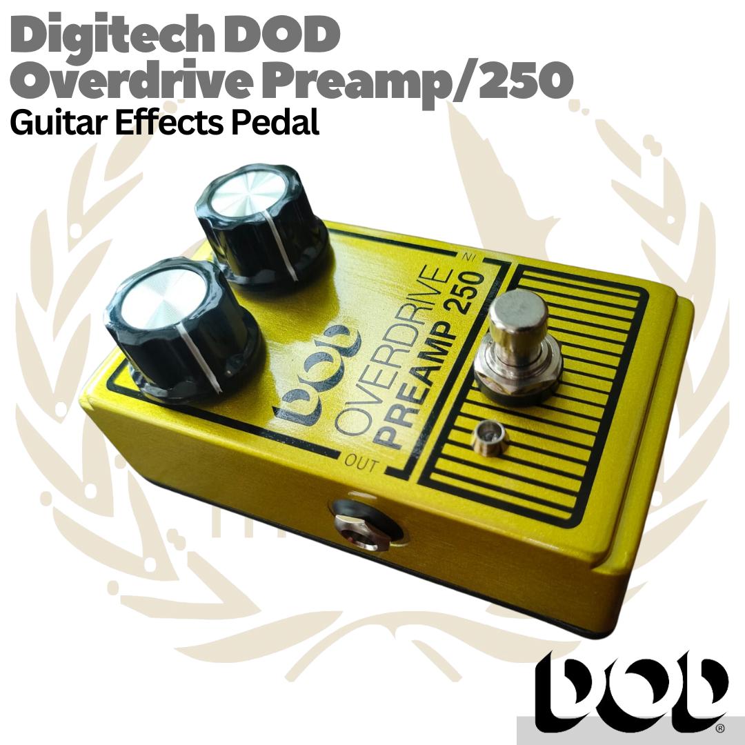 DIGITECH DOD-250 Overdrive Preamp Guitar Effects Pedal Stompbox DOD250