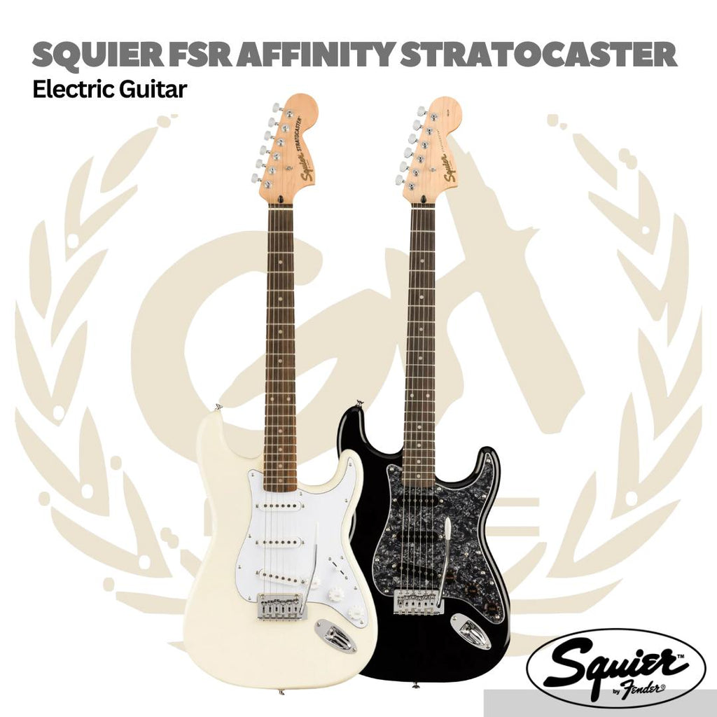 Squier FSR Affinity Series Stratocaster Electric Guitar Laurel FB - Gitar Elektrik