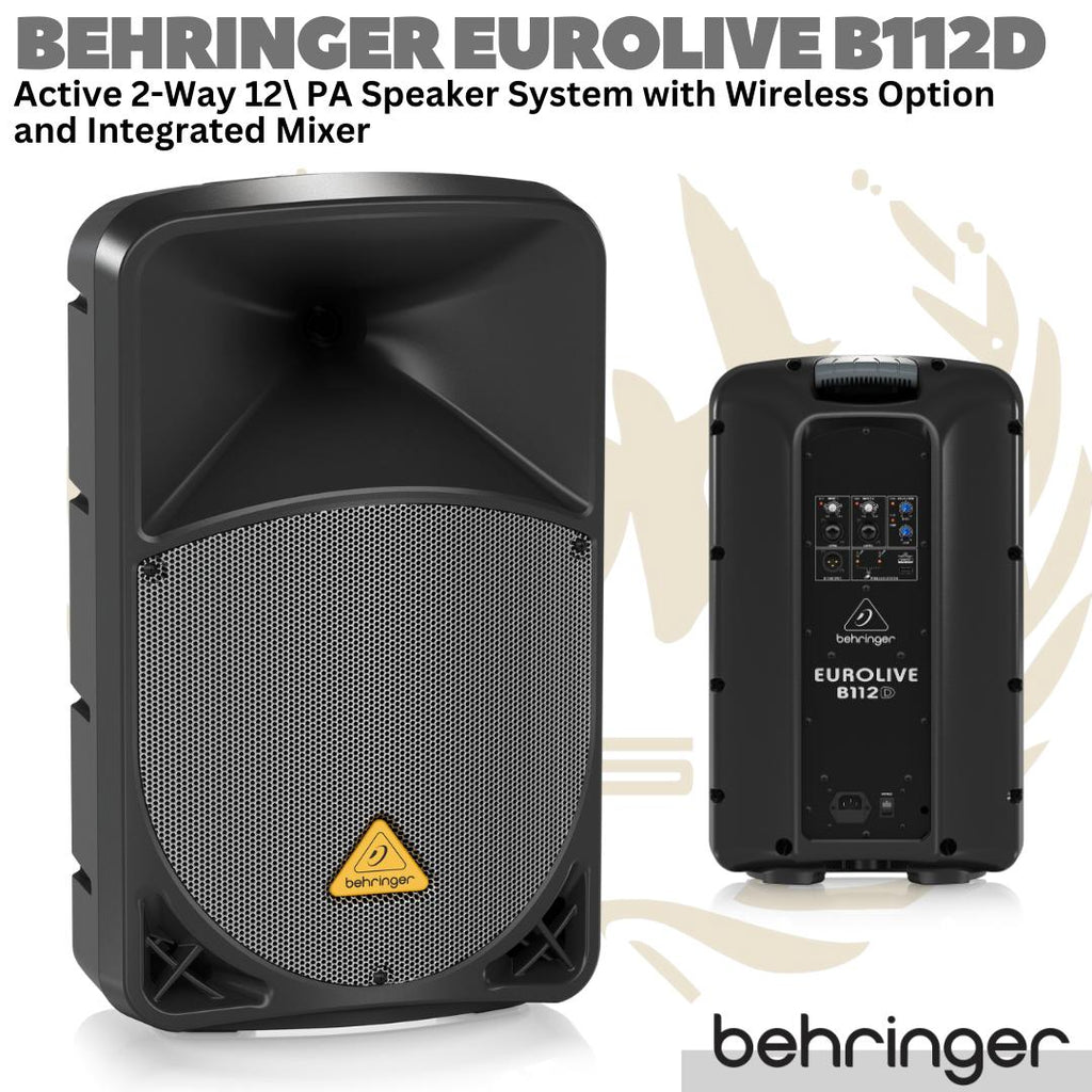 BEHRINGER EUROLIVE B112D Active 2 Way 12" PA Speaker System | Aktif