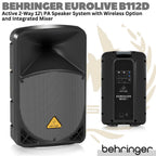 BEHRINGER EUROLIVE B112D Active 2 Way 12" PA Speaker System | Aktif