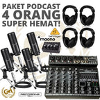 PAKET PODCAST 4 ORANG MURAH BERKUALITAS PM360 / BM800 + RT ELEGANT 6 MK2