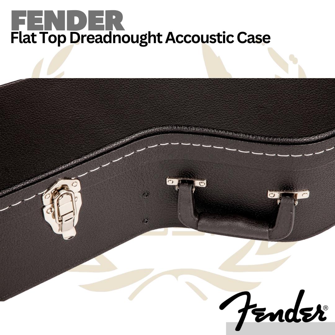 Fender Flat-Top Dreadnought Acoustic Guitar Case - Hardcase Gitar