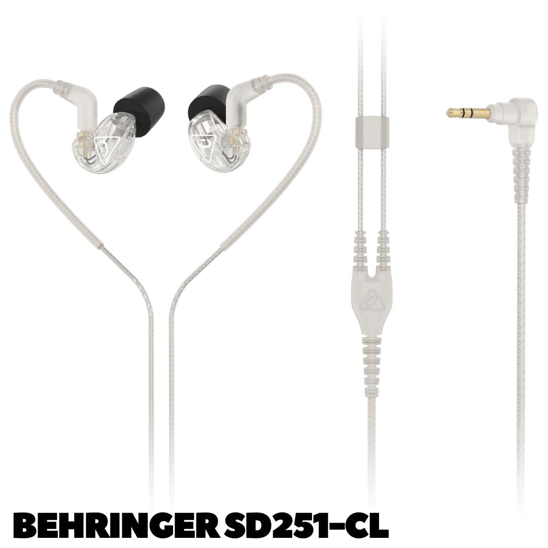 BEHRINGER SD251 Professional In Ear Studio Monitor | Earphone CK CL BT