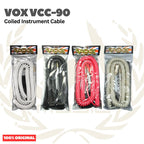 VOX VCC-90 Vintage Coiled Instrument Cable - Kabel Jack Intrumen