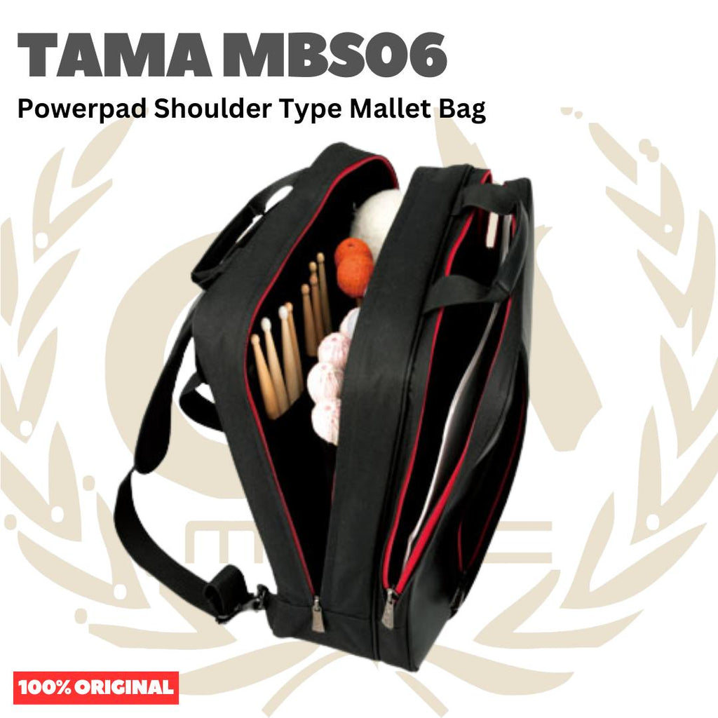 TAMA MBS06 Powerpad Shoulder Type Mallet Bag - Tas Ransel Stik Drum Original Asli