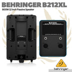 Behringer Eurolive B212XL 800W 12 inch Passive Speaker - Spiker Pasif