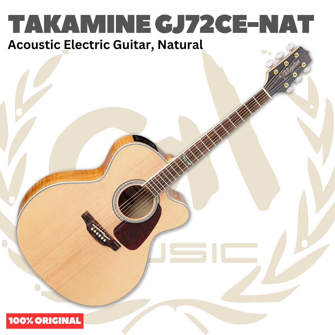 TAKAMINE GJ72CE Acoustic Electric Guitar - Gitar Akustik Listrik Elektrik dengan Preamp GJ72 CE Original Asli