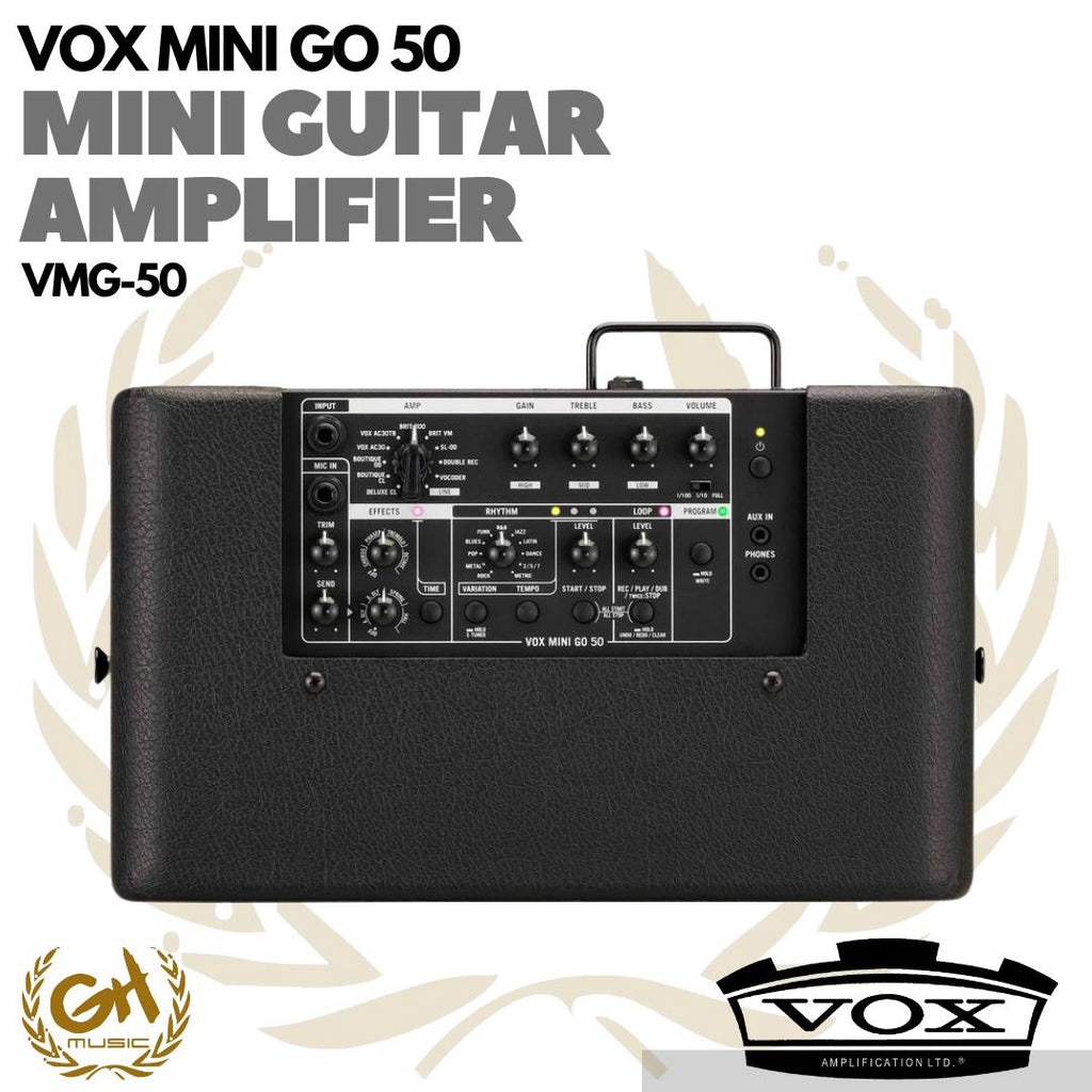 VOX MINI GO 50 - VMG50 PORTABLE GUITAR AMPLIFIER