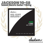 Jackson Soloist Electric Guitar Strings, 7-String, Medium, 10-58