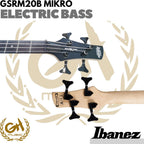 IBANEZ GSRM20B miKro Electric Bass - Bass Elektrik Mini