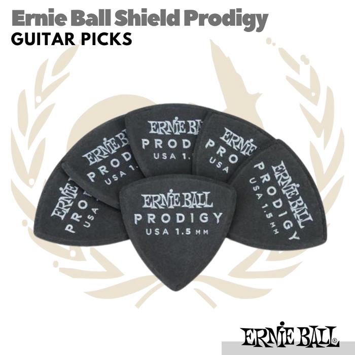 Ernie Ball Shield Prodigy Guitar Picks isi 6 | Pick Gitar 1.5mm 2.0mm