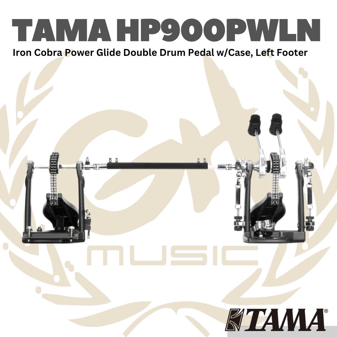 TAMA HP900PWLN Iron Cobra Power Glide Double Drum Pedal w/Case Left Footer - Double Pedal Drum