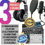 PAKET PODCAST 3 ORANG DENGAN MIC LGT240