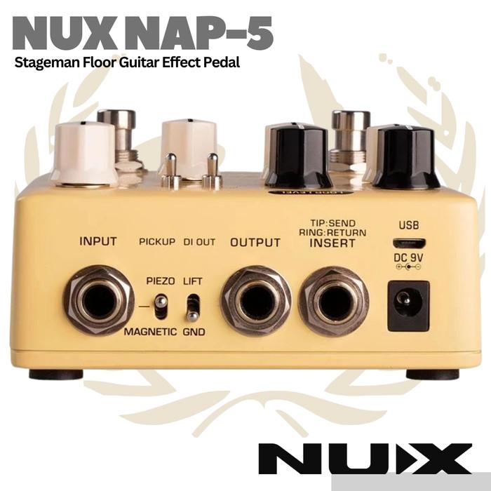 NUX Stageman Floor NAP5 Guitar Effect Pedal - Efek Gitar NAP-5
