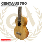 Genta US 700 Soprano Ukulele 4-Strings - Ukulele Soprano 4 Senar Genta US700 Original Asli