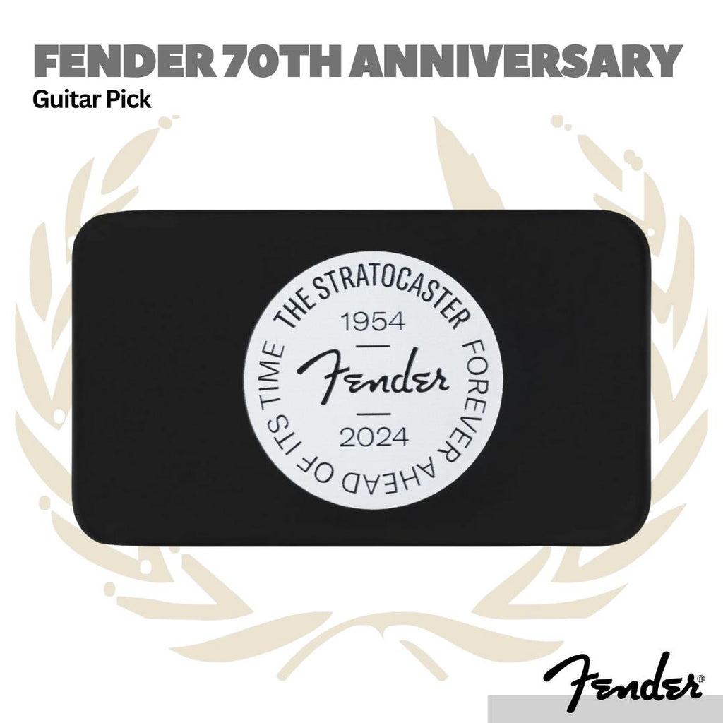 Fender 70th Anniversary Guitar Pick Tin - Pik Gitar Bass Isi 12