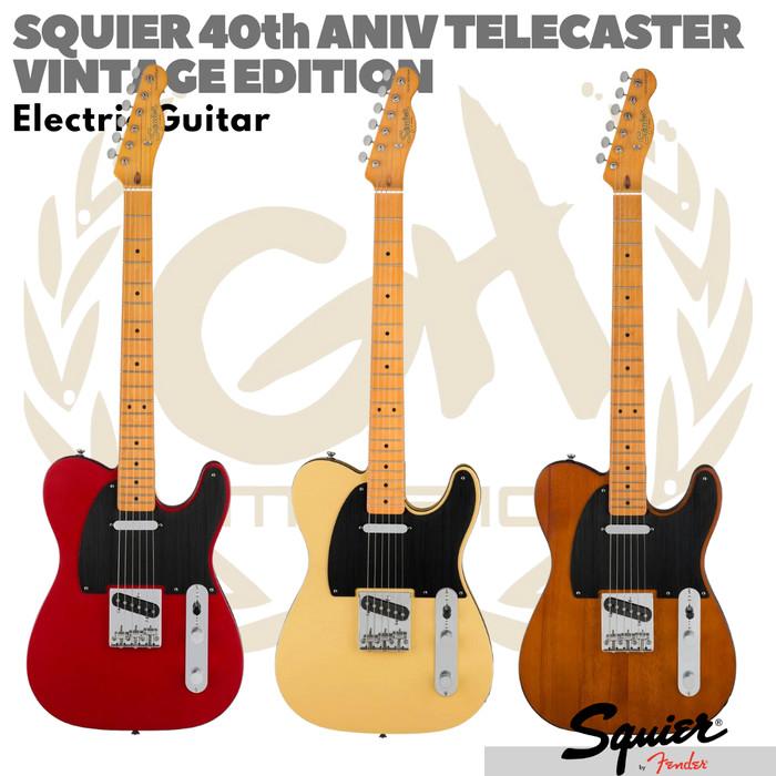 SQUIER TELECASTER Vintage Edition 40th Anniversary - Gitar Elektrik