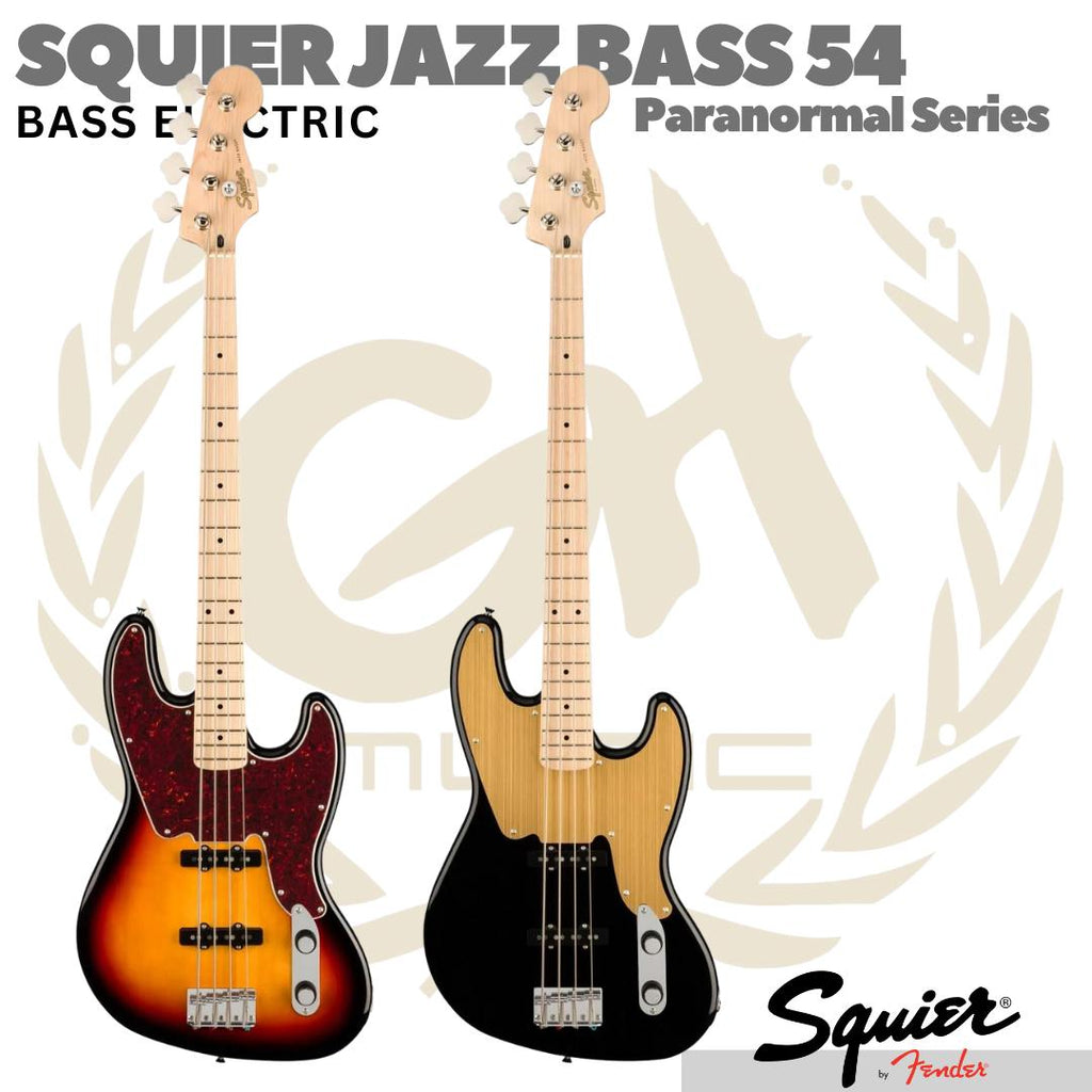Squier Paranormal Series 54 Jazz Bass Electric Guitar - Gitar Bass Listrik