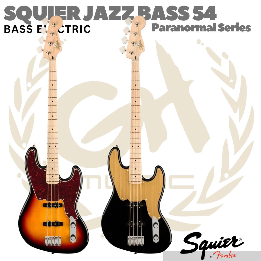 Squier Paranormal Series 54 Jazz Bass Electric Guitar - Gitar Bass Listrik