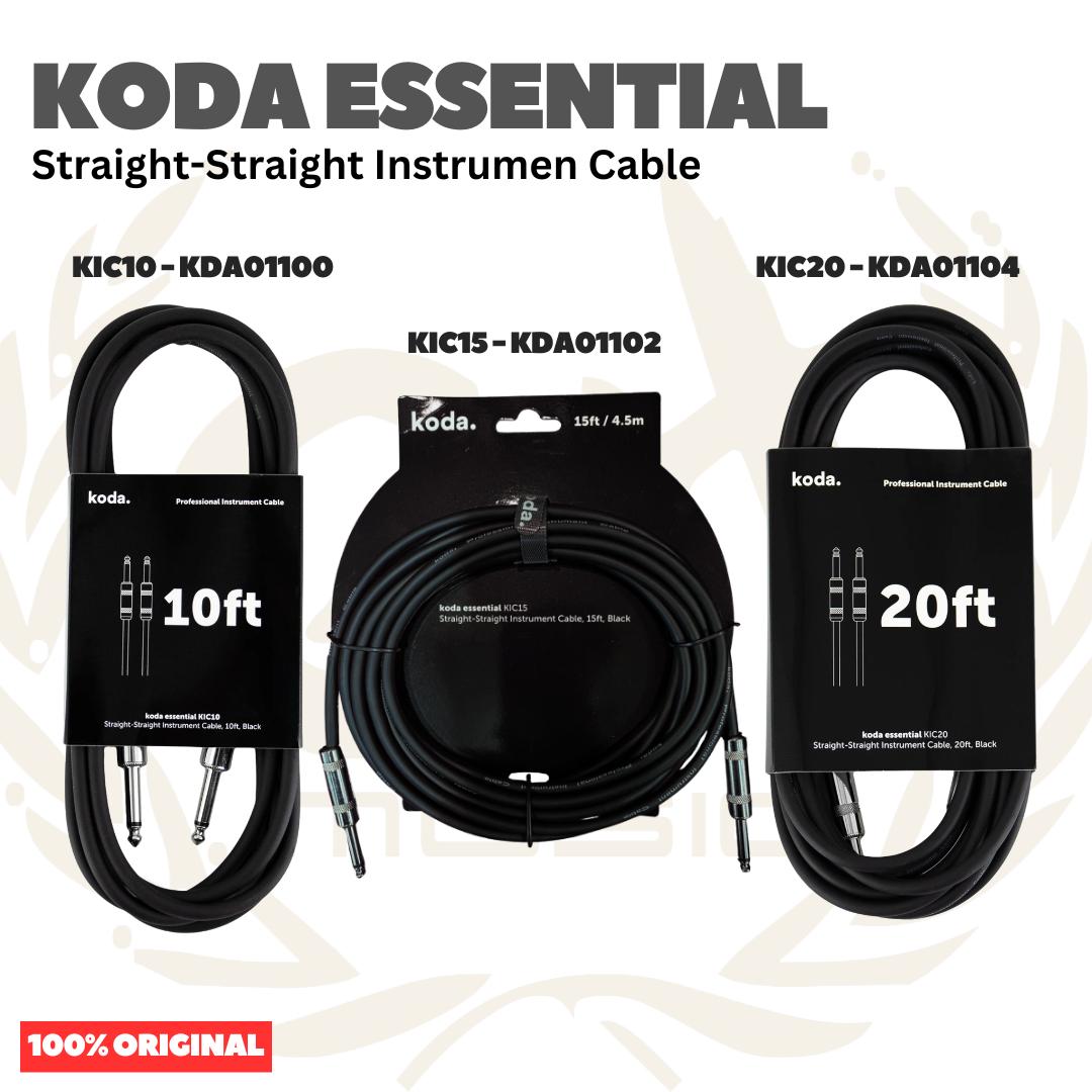 KODA ESSENTIAL STRAIGHT-STRAIGHT INSTRUMENT CABLE - Kabel Instrumen KIC