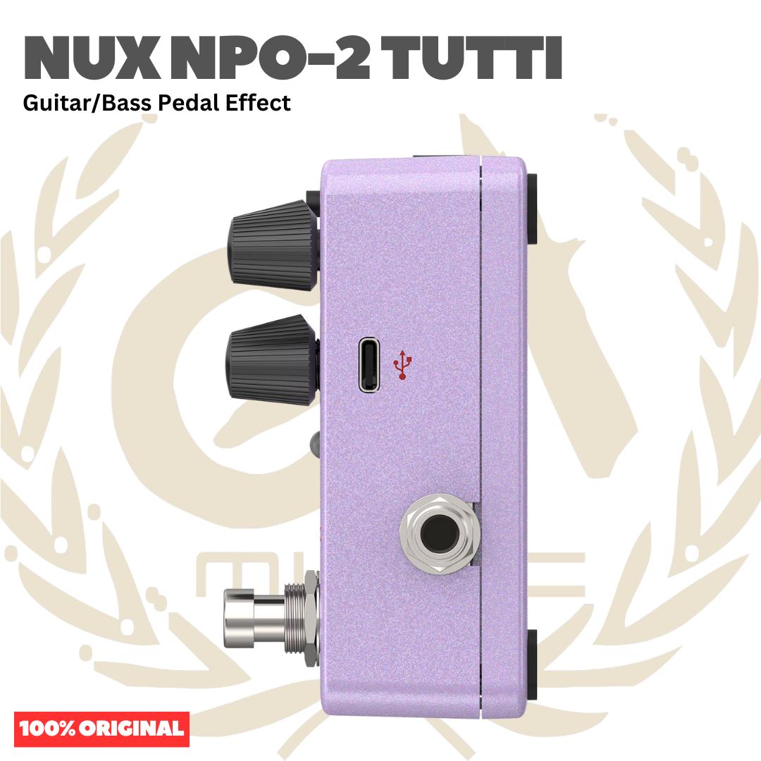NUX NPO-2 Tutti Polyphonic Octave Guitar Bass Pedal Effect - Efek Pedal Gitar Bass Original Asli