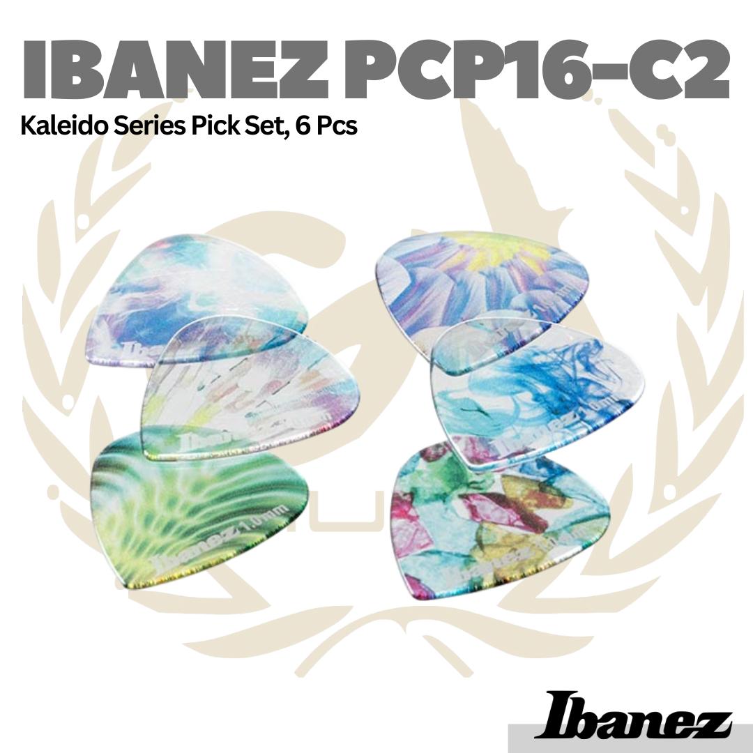 IBANEZ PCP16-C2 Kaleido Series Guitar Pick Set, 6pcs | Pik Gitar Bass