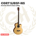 Cort SJB5F-NS Acoustic Electric Bass w/Bag - Bass Akustik dengan Preamp