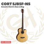 Cort SJB5F-NS Acoustic Electric Bass w/Bag - Bass Akustik dengan Preamp