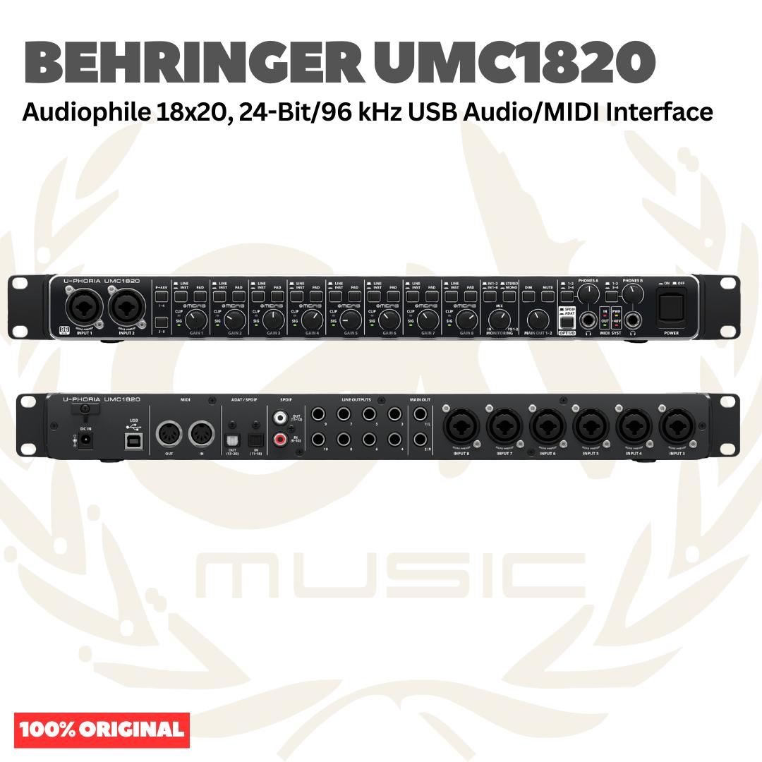 SOUNDCARD BEHRINGER U-PHORIA UMC1820 ORIGINAL