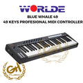 WORLDE BLUE WHALE 49 - 49 KEY PROFESIONAL MIDI CONTROLLER