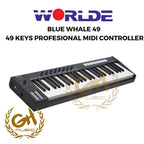 WORLDE BLUE WHALE 49 - 49 KEY PROFESIONAL MIDI CONTROLLER