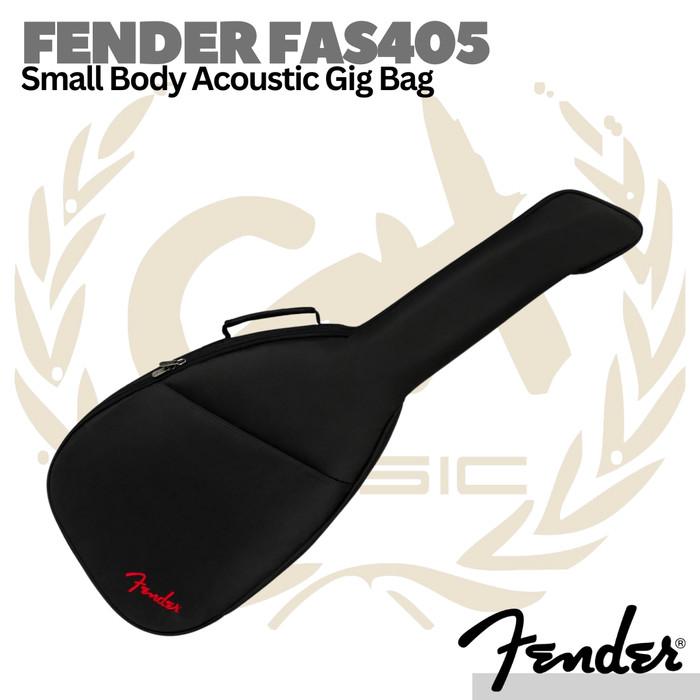 Fender FAS405 Small Body Acoustic Gig Bag - Case Gitar Akustik