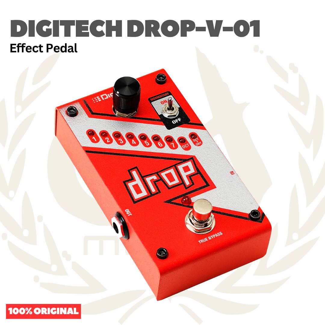 Digitech DROP-V-01 Polyphonic Drop Tune Pedal Effect - Efek Pedal Gitar