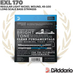 D'ADDARIO EXL170 Regular Light Long Scale Bass 45-100 | Senar Bass