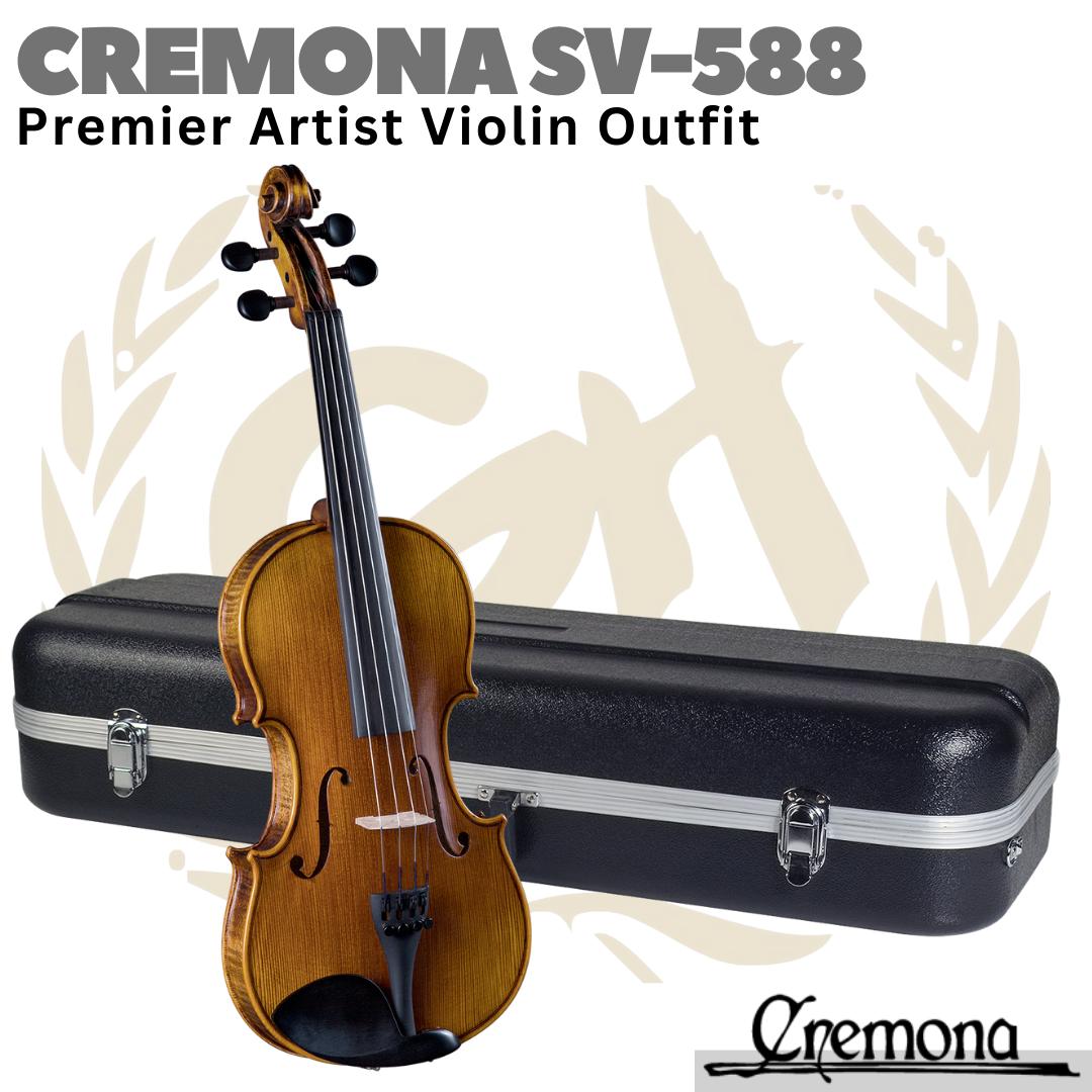 CREMONA SV-588 Premier Artist Violin Outfit | Biola 4/4 3/4 1/2 SV588 - 4/4