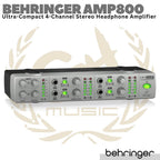 BEHRINGER AMP800 V2 Ultra Compact 4 Channel Stereo Headphone Amplifier
