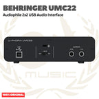 BEHRINGER UMC22 SOUNDCARD AUDIO INTERFACE