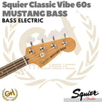 Squier Classic Vibe 60s Mustang Bass Gitar Electric Elektrik listrik